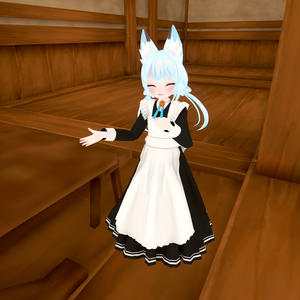 【こまどアバター専用】メイド服【Unity2019対応】
