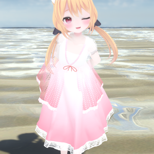 【こまどアバター専用】サマーレースカーデ【Unity2019対応】