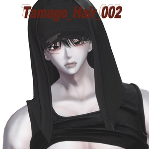 [3アバター対応です] Tamago_Hair_002