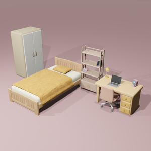 Cute Bedroom Set　キュートベッドルームセット