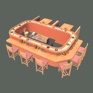 Cute Sushi Restaurant Set　キュート回転寿司セット