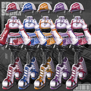 【15アバター対応】Pixel Sugar - ﾋﾟｸｾﾙ･ｼｭｶﾞｰ【Costume】 缩略图 4