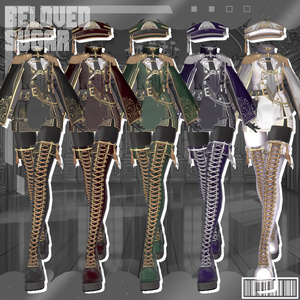 【15アバター対応】Noir Parade - ﾉﾜｰﾙ･ﾊﾟﾚｰﾄﾞ ｰ【Costume】 缩略图 4