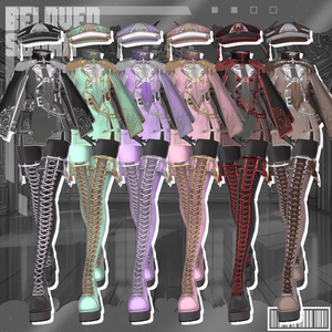 【15アバター対応】Noir Parade - ﾉﾜｰﾙ･ﾊﾟﾚｰﾄﾞ ｰ【Costume】 缩略图 6