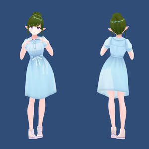 【VRM 3D model】未咲ちゃん （Misaki）