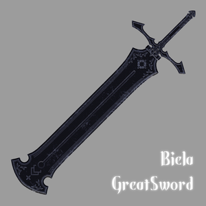 Biela-GreatSword【オリジナル3Dモデル】