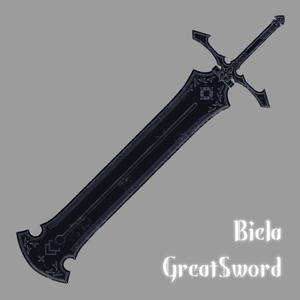 Biela-GreatSword【オリジナル3Dモデル】