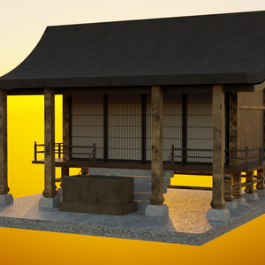 日本の伝統美を3DCGで！神社3Dモデル
