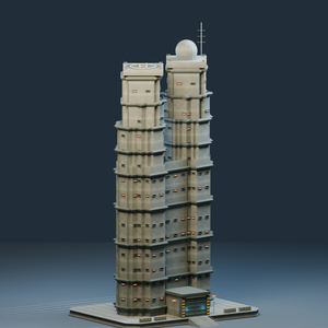 異世界ランドマーク — バスティオン・ゼロ【軍事要塞・3D背景モデル】