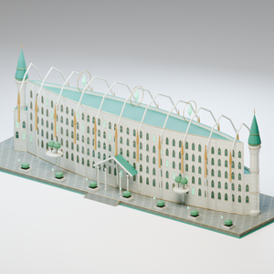 異世界ランドマーク — 東京国際フォーラム 2種セット【教会＋SFドック・3D背景モデル】