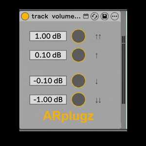 [max for live]TrackVolumeKeyshort