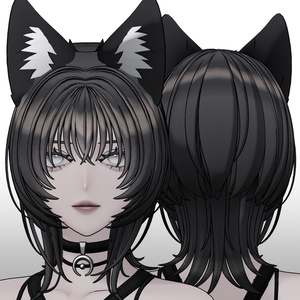 【Artemis対応】ウルフヘア＋狼耳 缩略图 2