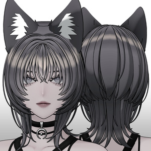 【Artemis対応】ウルフヘア＋狼耳 缩略图 3