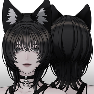 【Artemis対応】ウルフヘア＋狼耳 缩略图 4