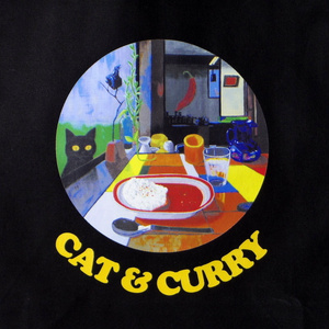 CAT & CURRY トートバッグ (Black)