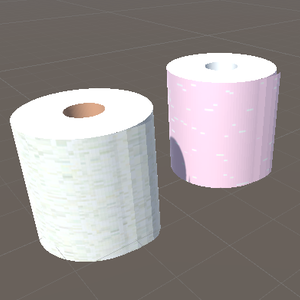 【3Dモデル】トイレットペーパー