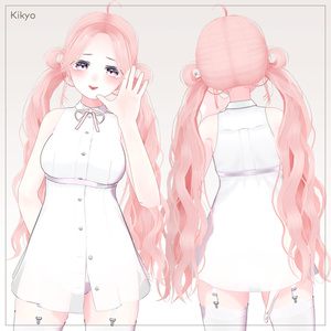 [PB] Wavy twin tail Hair / ウェーブツインテールヘア 缩略图 4