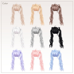 [PB] Wavy twin tail Hair / ウェーブツインテールヘア 缩略图 7