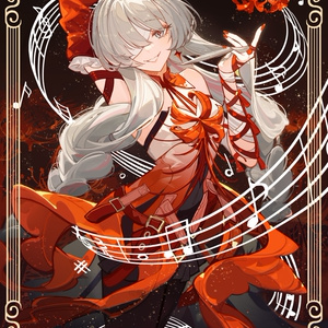 遊戯王 六花聖ティアドロップ プレイマット 600mm×350mm CircleKOS C98