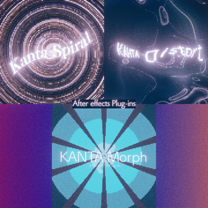 【aftereffects プラグイン】KANTA Morph ＆ KANTA Spiral ＆ KANTA Distort  - Windows専用