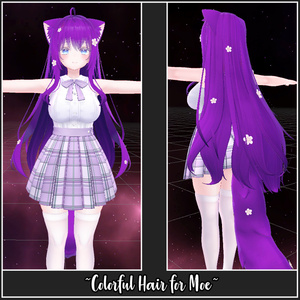 Colorful Hair for Moe | 萌えのカラフルヘア 缩略图 3