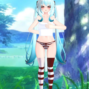 Maya - Colorful Kneesocks & Shimapan Pantsu | 舞夜 - カラフルニーソックス＆シマパンパンツ 缩略图 18