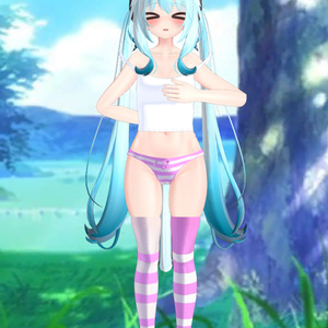 Maya - Colorful Kneesocks & Shimapan Pantsu | 舞夜 - カラフルニーソックス＆シマパンパンツ 缩略图 17