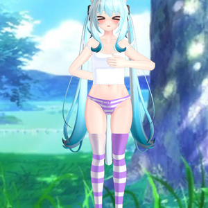 Maya - Colorful Kneesocks & Shimapan Pantsu | 舞夜 - カラフルニーソックス＆シマパンパンツ 缩略图 13