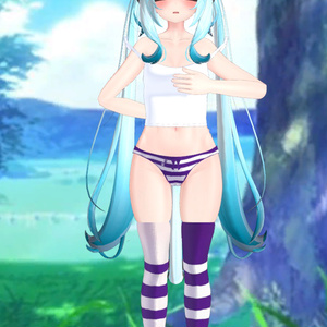 Maya - Colorful Kneesocks & Shimapan Pantsu | 舞夜 - カラフルニーソックス＆シマパンパンツ 缩略图 14