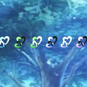Colorful Double Heart Hairpin for All Avatars | 全アバター共通のカラフルなダブルハートヘアピン 缩略图 2