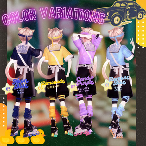 【複数アバター対応】PukaPukaDINER【VRChat想定3D衣装】 缩略图 8