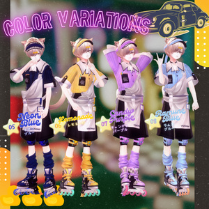 【複数アバター対応】PukaPukaDINER【VRChat想定3D衣装】 缩略图 7