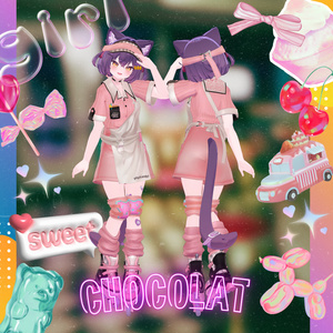【複数アバター対応】PukaPukaDINER【VRChat想定3D衣装】 缩略图 14