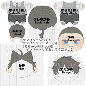 psd編集だけ『オリジナルぬいぐるみキット』 缩略图 3