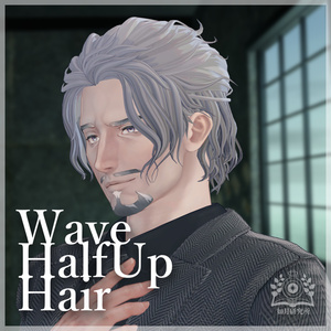 【9アバター対応】WaveHalfup【３D髪型】 缩略图 12