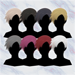 【9Avatar】OneNineShortHair【8Color】 缩略图 6