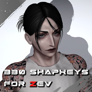 【ZEV専用】追加シェイプキー+330種類　/　【ZEV 전용】추가 쉐이프키 +330종　/　【ZEV Only】330 Additional Shape Keys