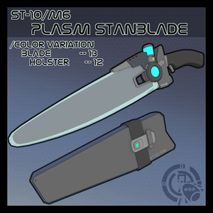3Dモデル　ST-10/M6 プラズマスタンブレード