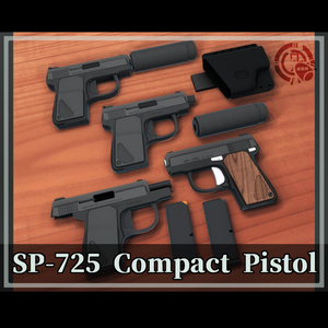 3Dモデル　SP-725 Compact Pistol ホルスターセット