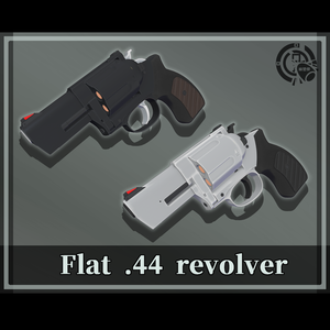 3Dモデル　Flat.44　リボルバー