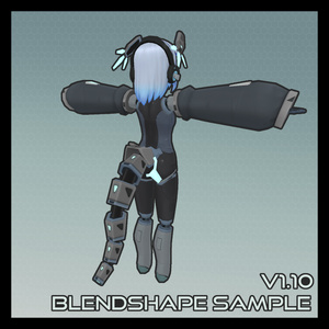 【VRC Quest fallback/VRM対応】オリジナル3Dモデル 　S20-QL　V1.21 缩略图 10