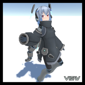 【VRC Quest fallback/VRM対応】オリジナル3Dモデル 　S20-QL　V1.21 缩略图 2