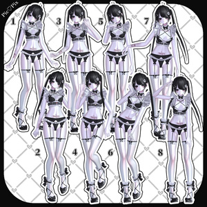 【 無料 】- Free Pose set - 30個 +♡ 支援版 35個 缩略图 2
