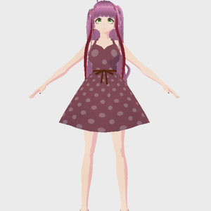 【VRoid正式版】お洋服セット（ワンピース+サンダル）【衣装】