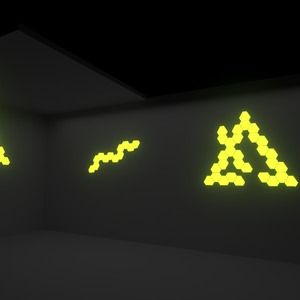 【Nano Leaf Panels with Hue Shader for VRChat】