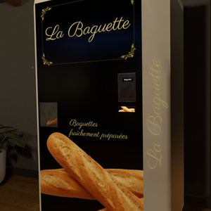 【Baguette Vending Machine for VRChat】with edible Baguettes :3