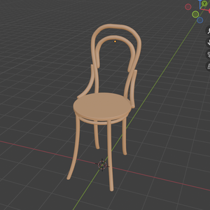 【Blender】椅子