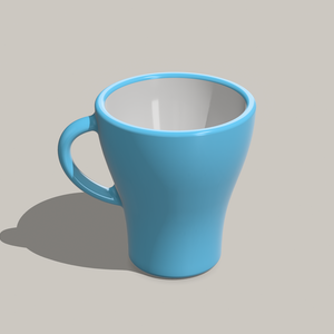コップ3D OBJ形式