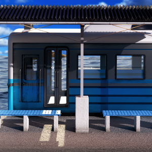 日本の青い電車 -Japanese Blue Train-
