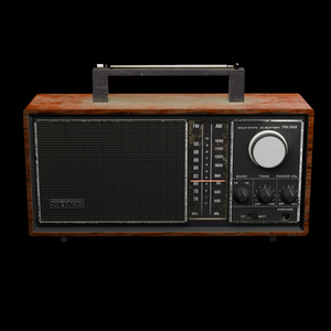 【fbxあり】昭和レトロなラジオ│Showa Retro Radio